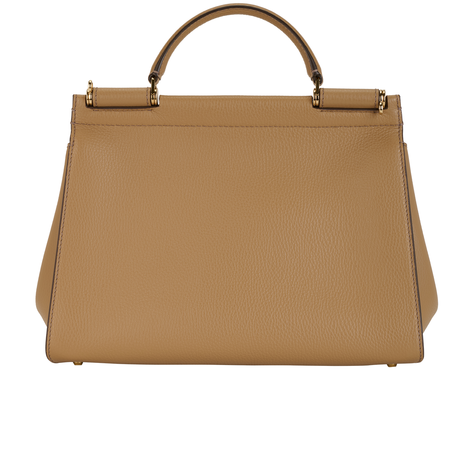 Sicily Top Handle Bag, &pound;695, Handbags, Beige, Leather, Back view